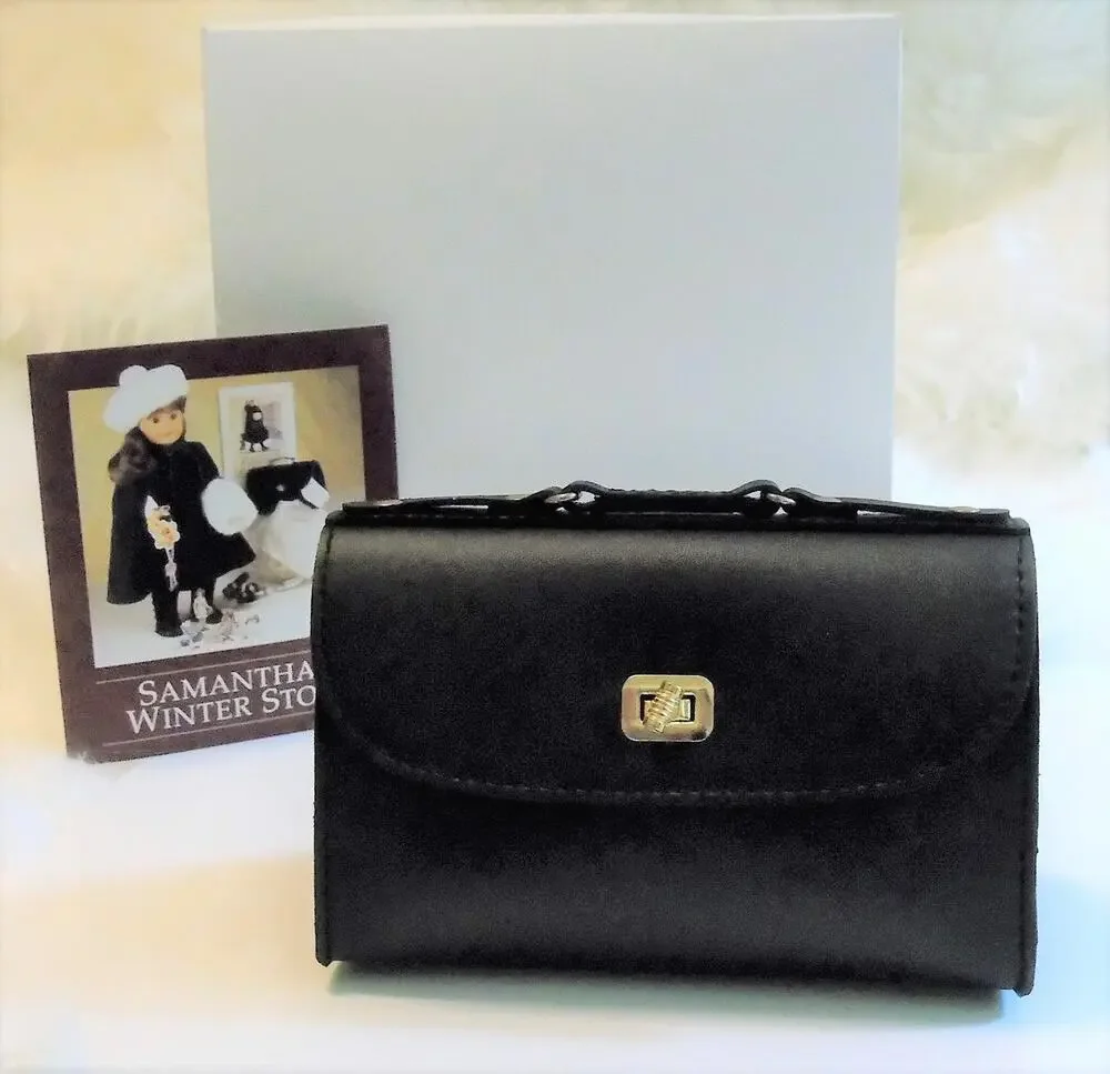 American Girl Samantha Valise Travel Bag Pleasant Company Luggage Case Pamphlet